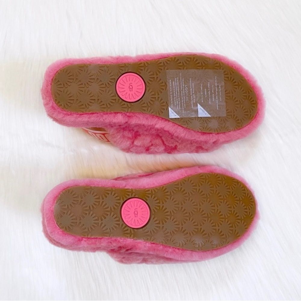 UGG Fluff Yeah Slide Slipper Poppy Sandal - Picture 4 of 6